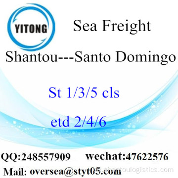 Shantou Port LCL Konsolidierung nach Santo Domingo